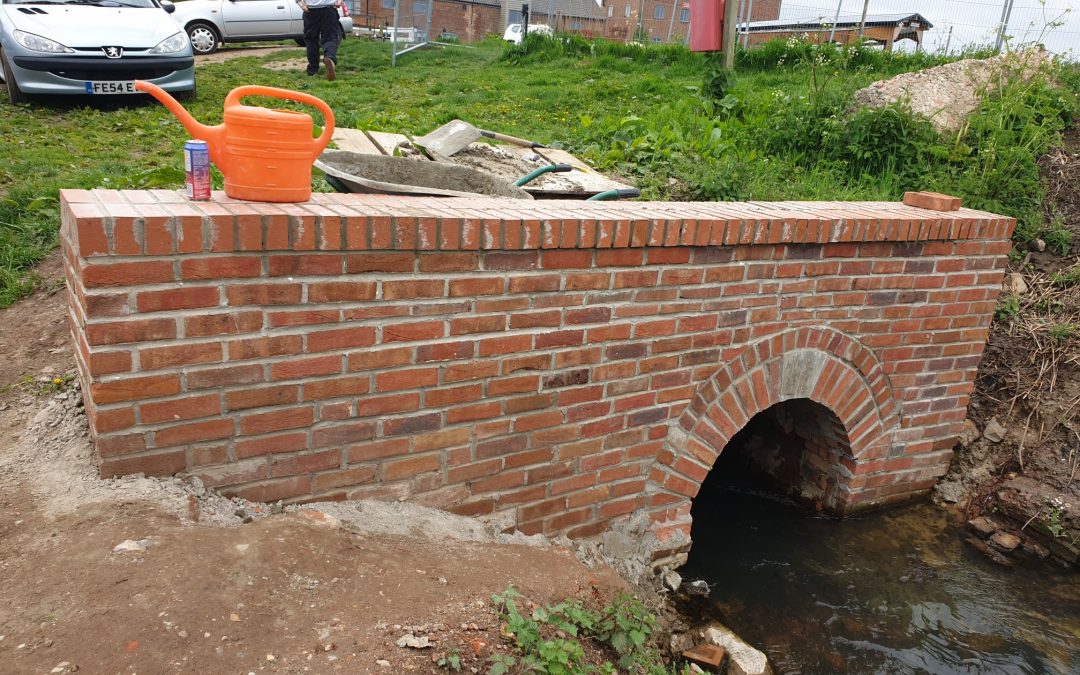 Ebridge culvert brickwork completed